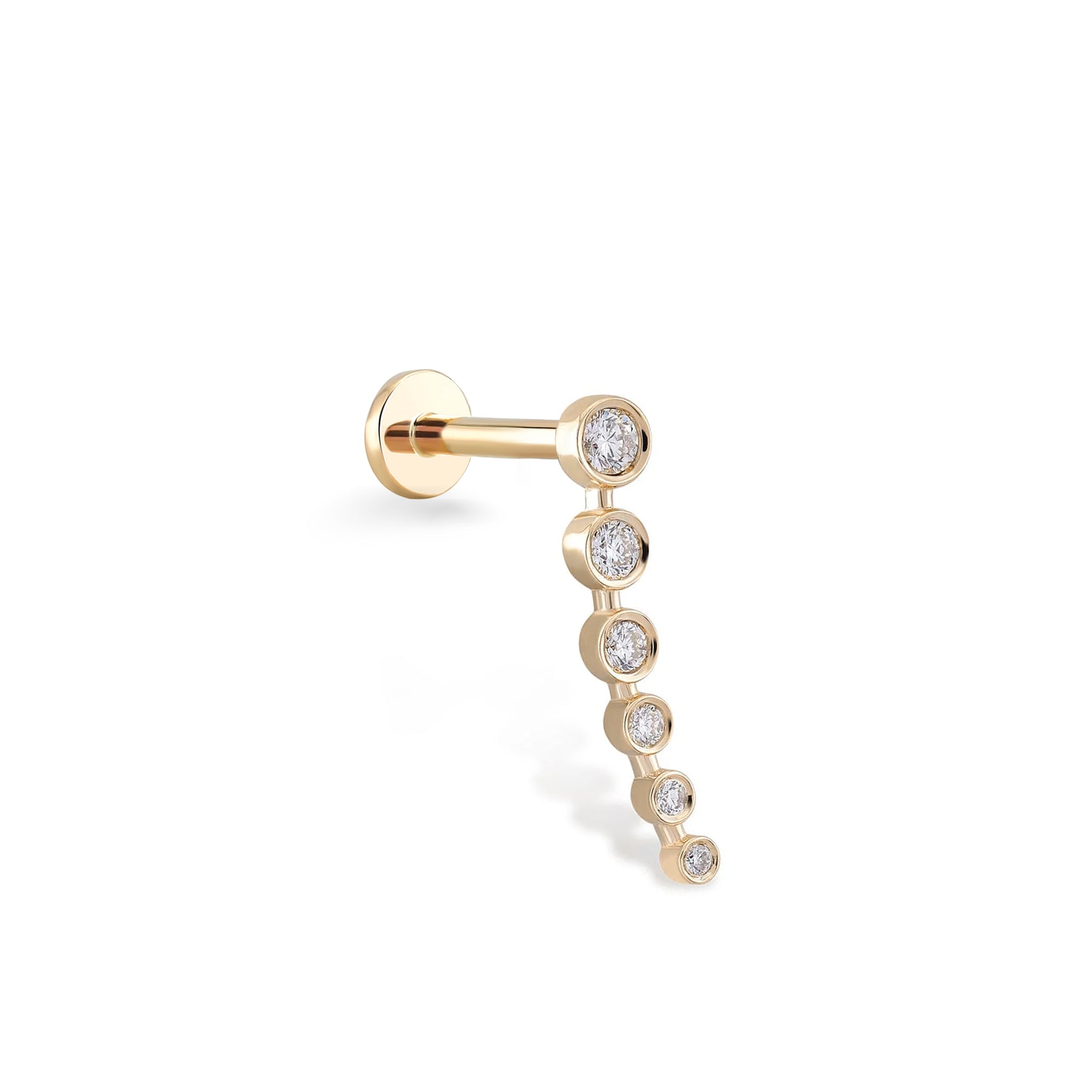 Toptop Arc Pırlanta Piercing