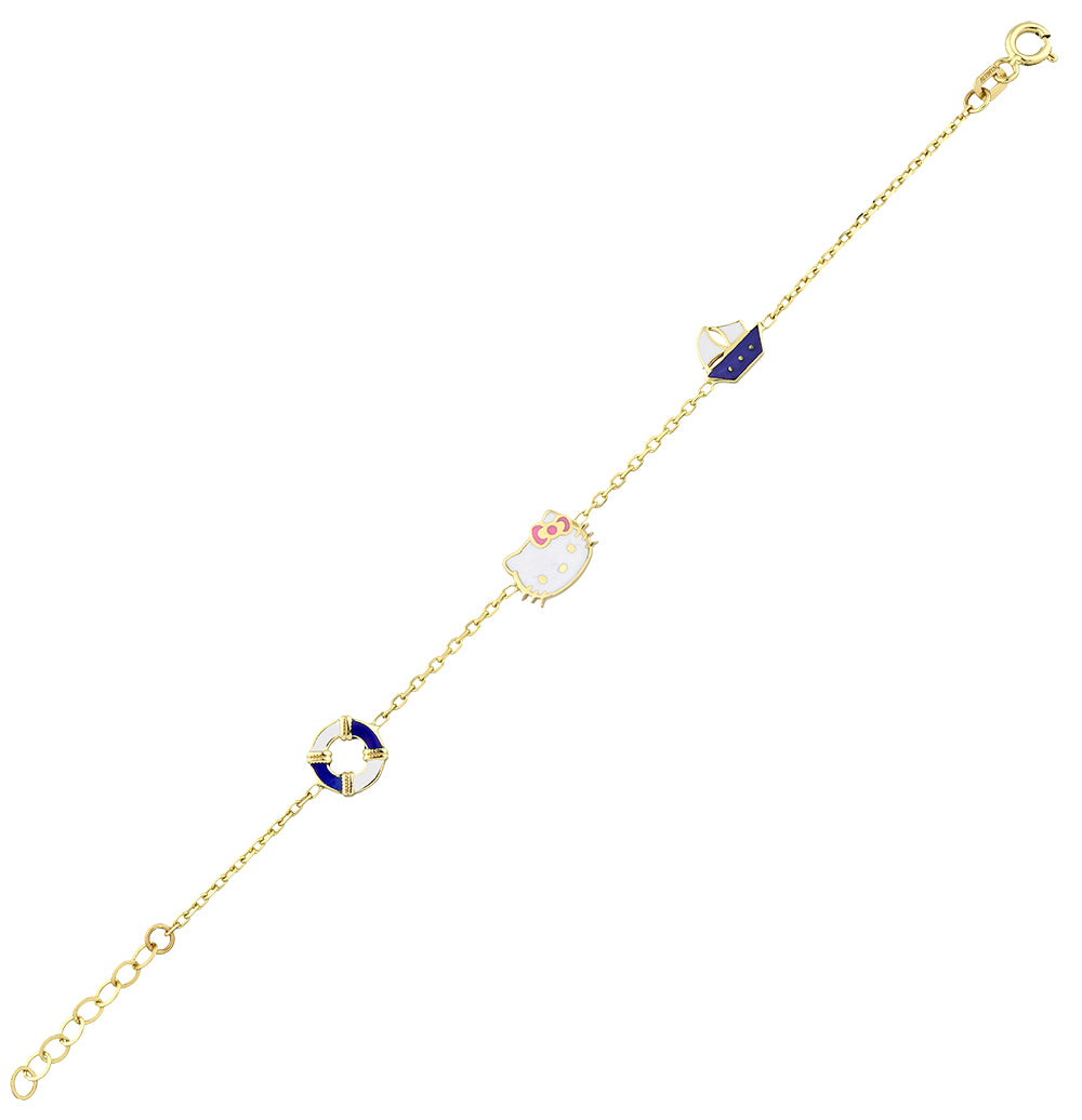 Hello Kitty Altın Bileklik BL2582A