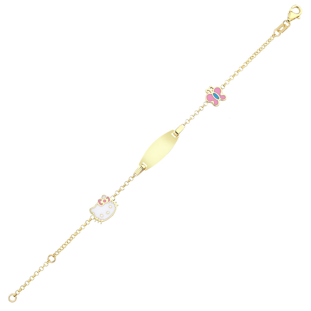 Hello Kitty Altın İsim Künye KN2839
