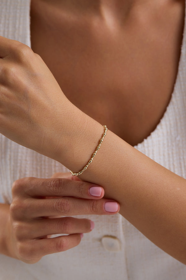 14 Ayar Minimal Zincir Altın Bileklik
