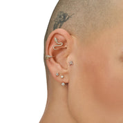 Snake Pırlanta Halka Piercing