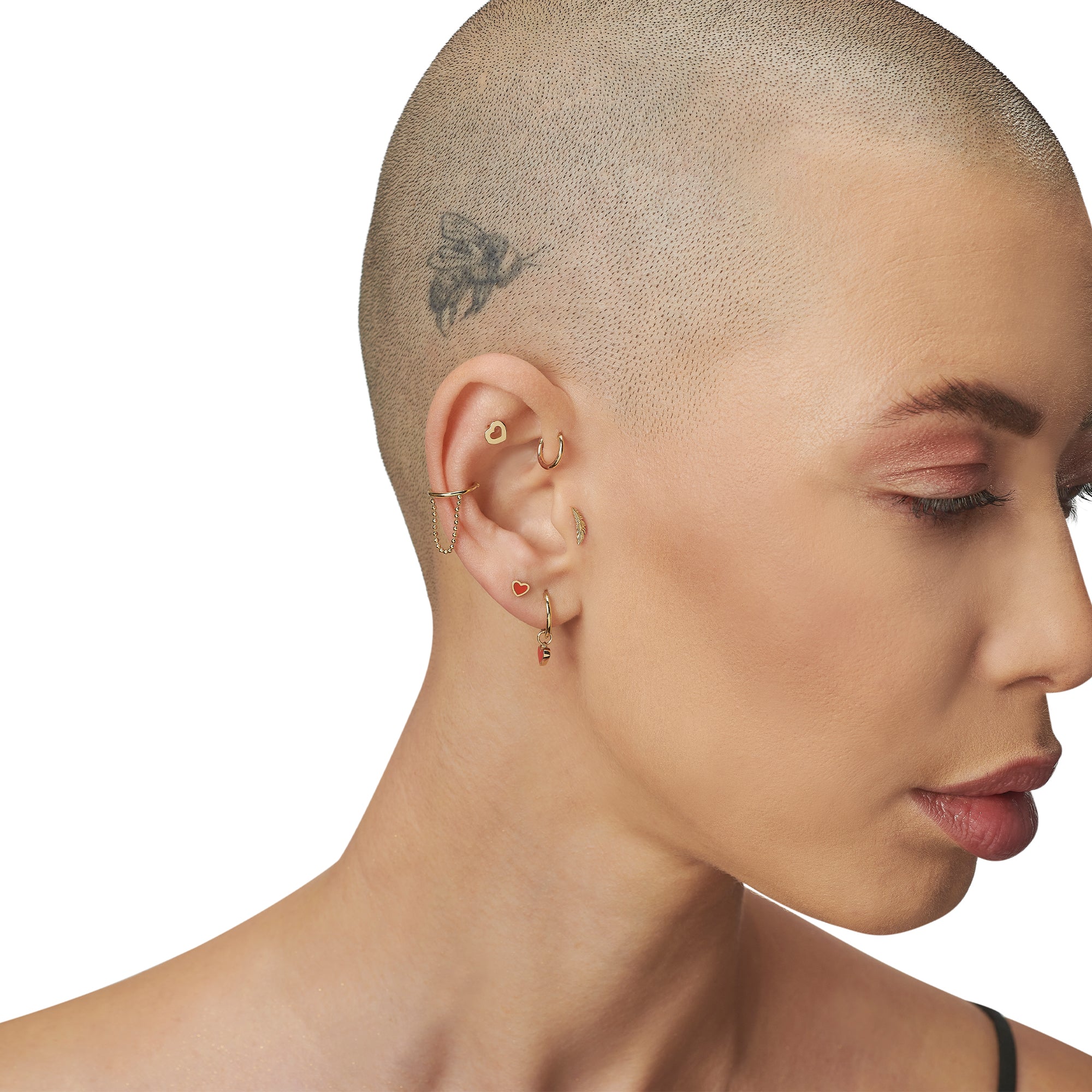 Tüy Altın Piercing