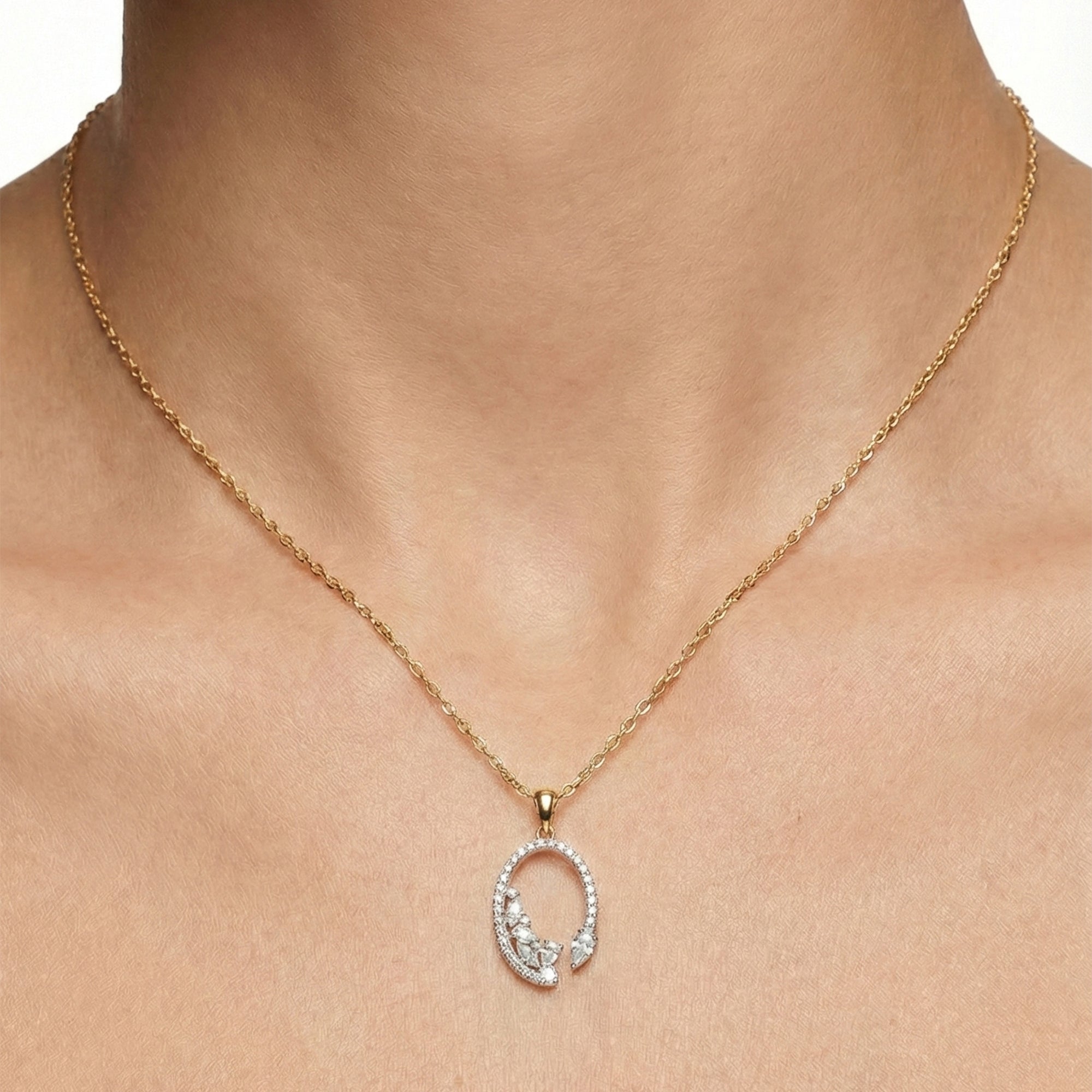 Unique Tasarım Pırlanta Kolye