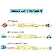 Çocuk Altın İsim Künye KN2825