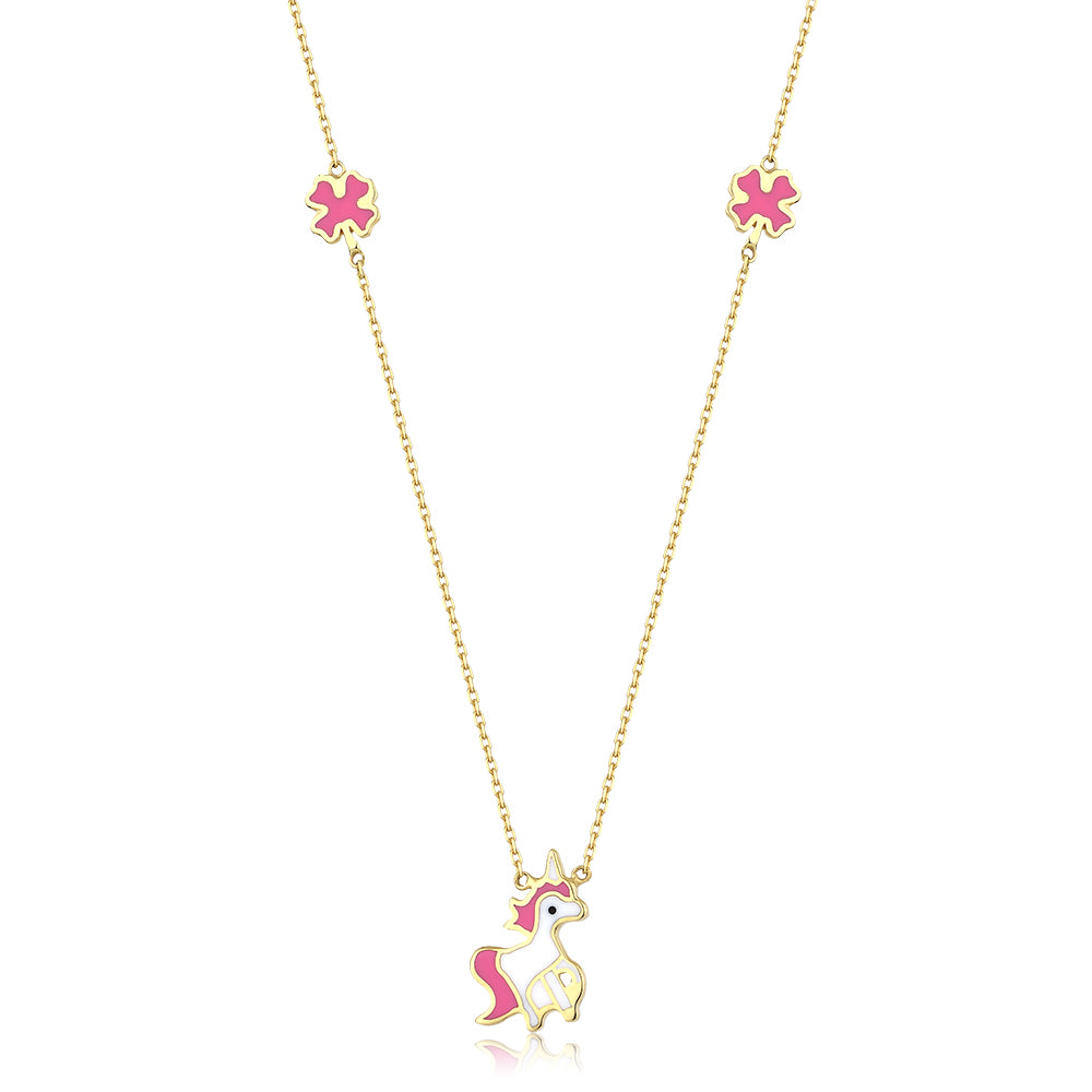 Çocuk Altın Kolye KL2483A