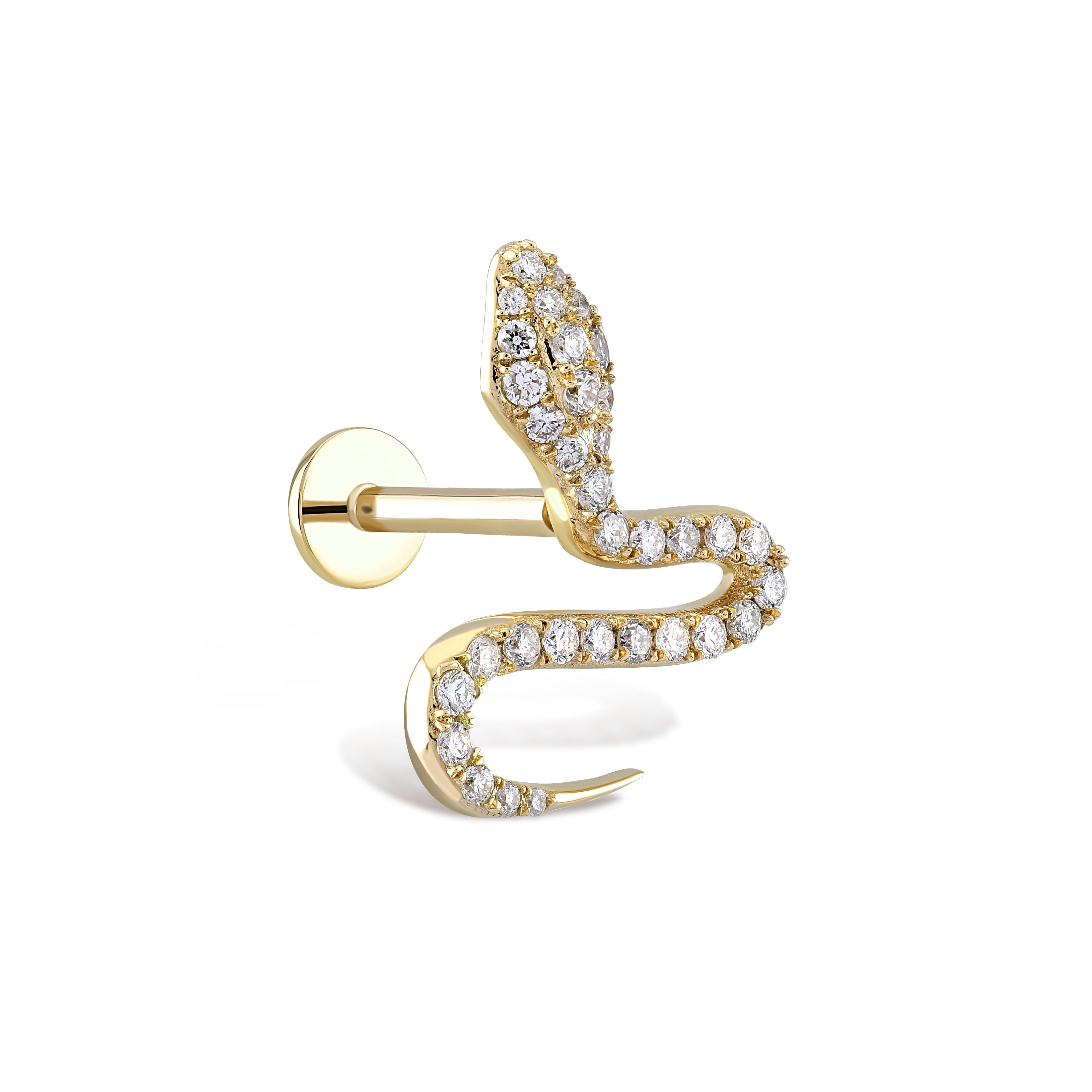 Yılan Pırlanta Piercing