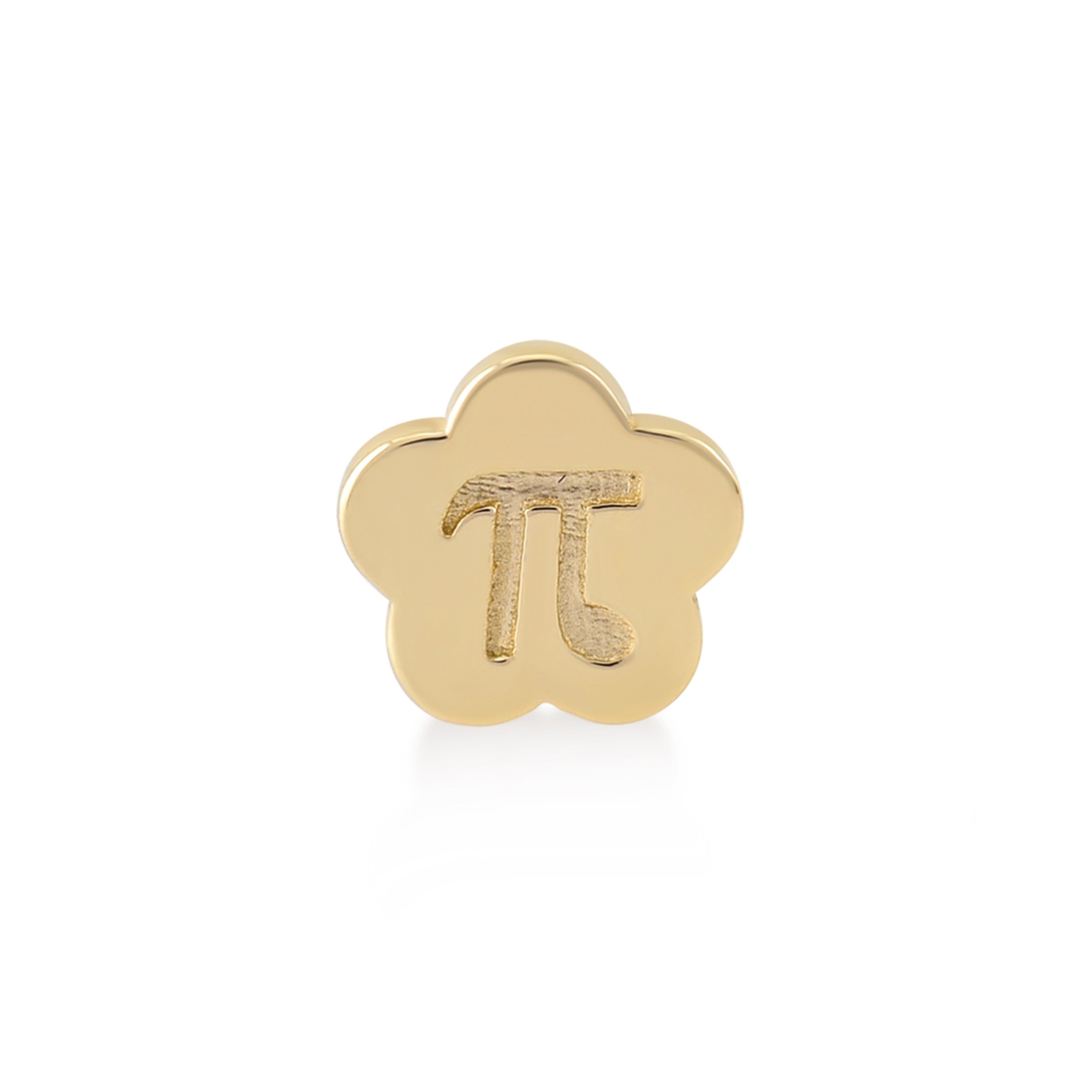 Pırlanta Tek Kalp Piercing