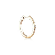 Tek Taşlı Mini Halka Kıkırdak Pırlanta Piercing