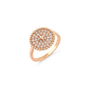 Çakra Taşlı Altın Yüzük