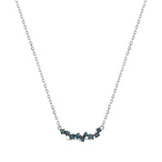 Azzuro Dia Queen Mavi Pırlanta Kolye