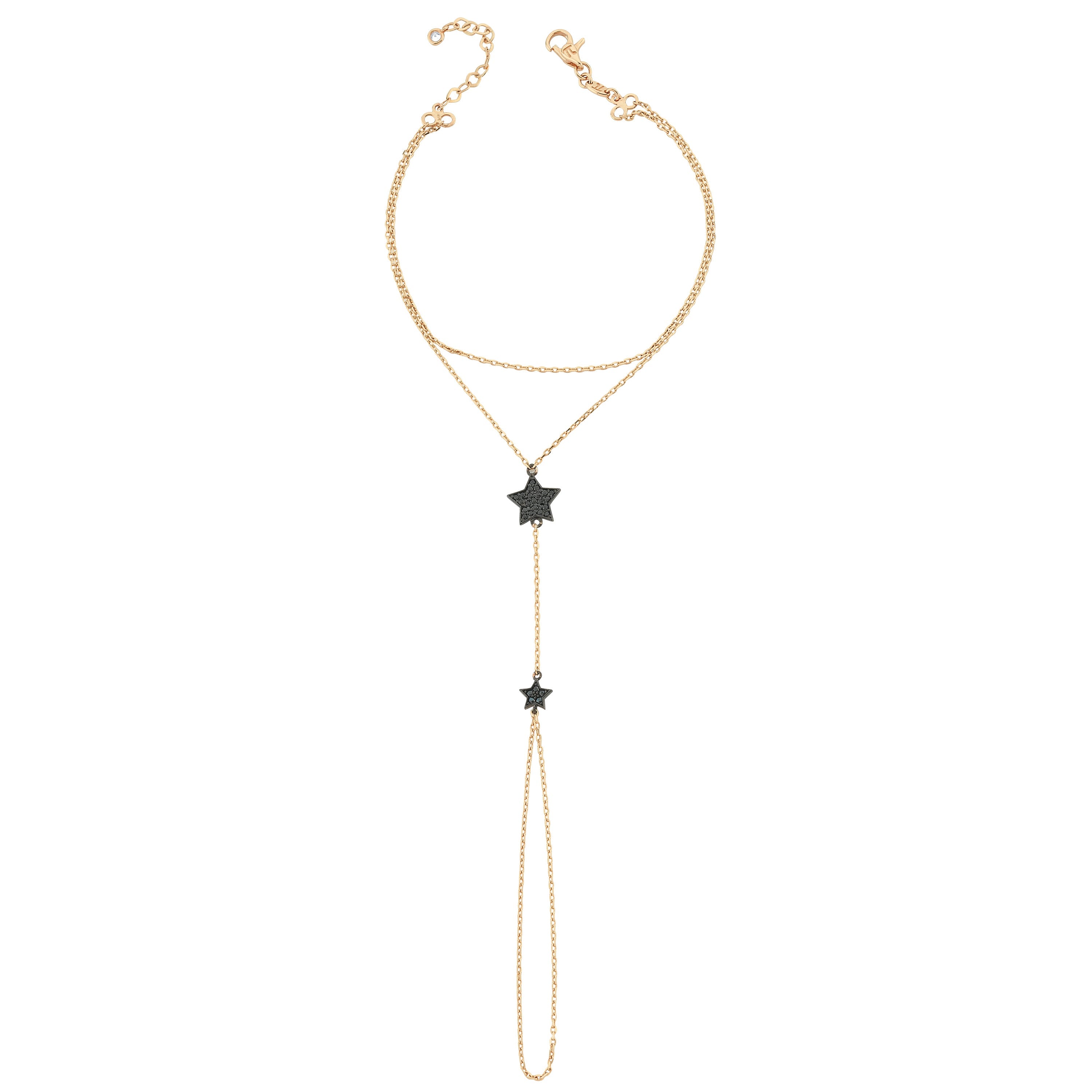 Renk Seçenekli Taşlı Yıldız Altın Şahmeran