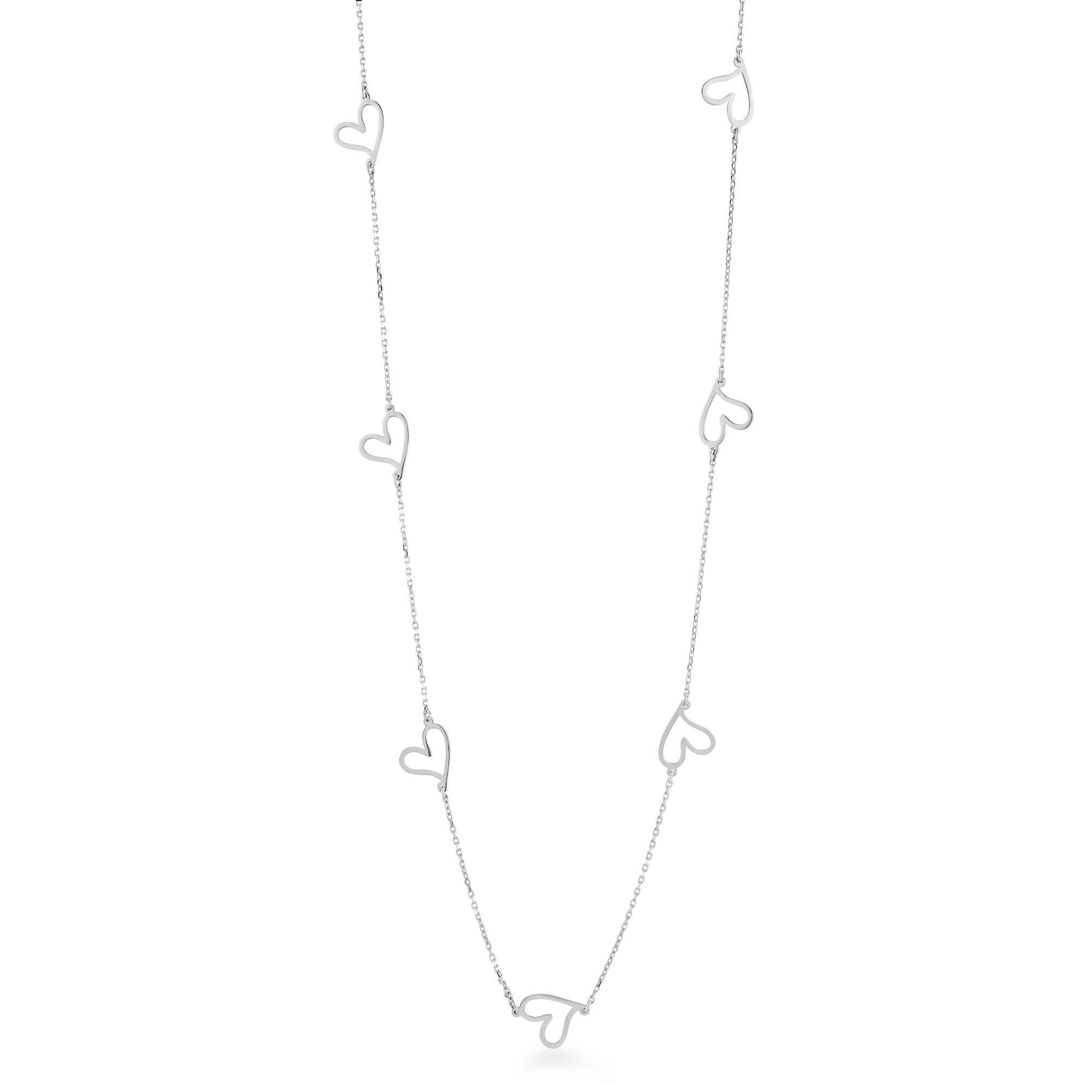 Stilize Kalpler Station Altın Kolye