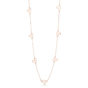 Stilize Kalpler Station Altın Kolye