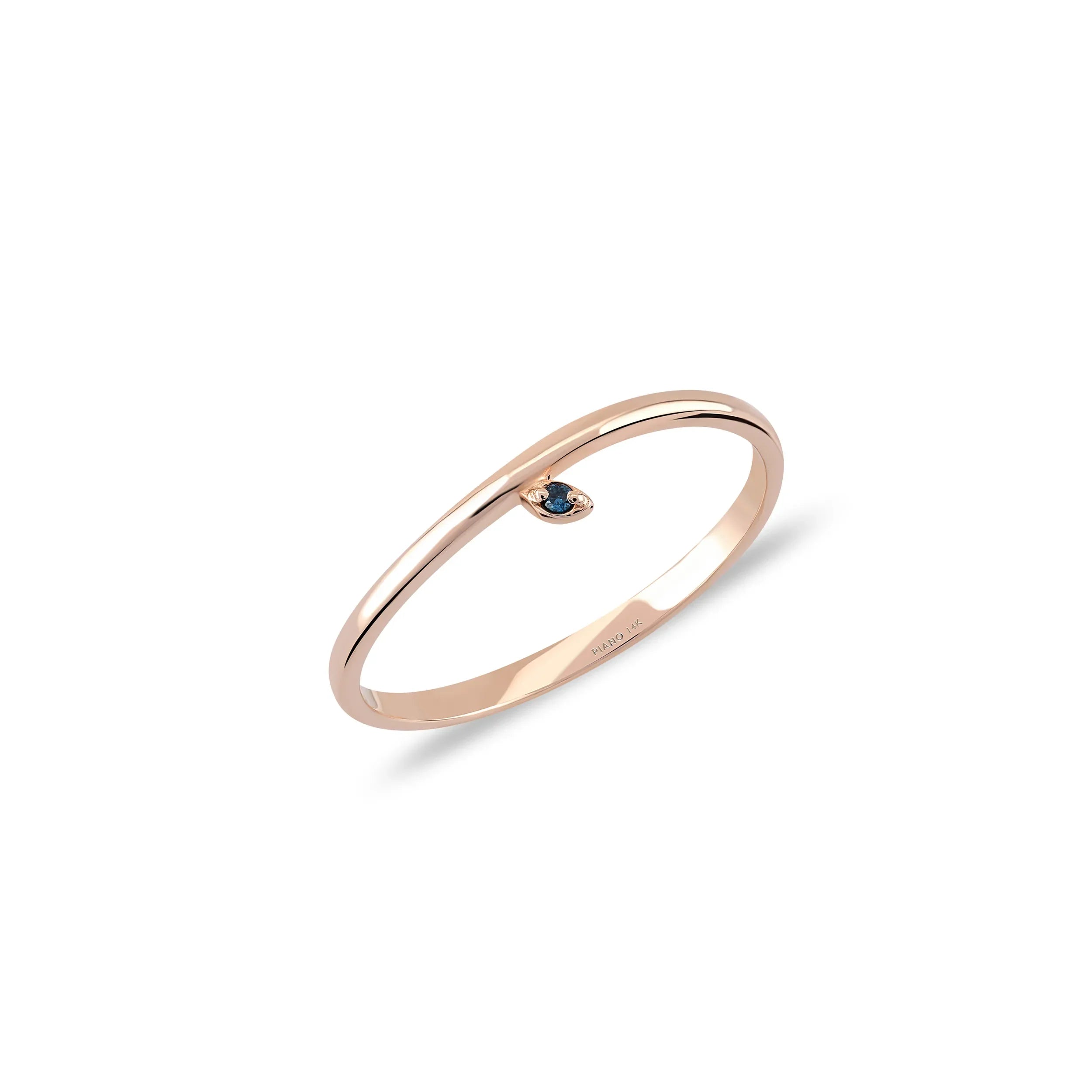Azzuro Dal Blue Diamond Ring