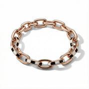 Sorento Zincir Yarısı Mineli Altın Bileklik