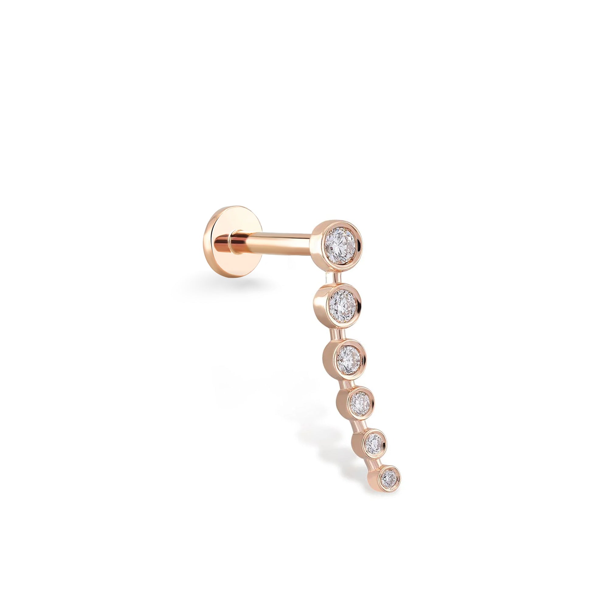 Toptop Arc Pırlanta Piercing