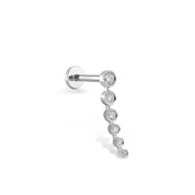 Toptop Arc Pırlanta Piercing