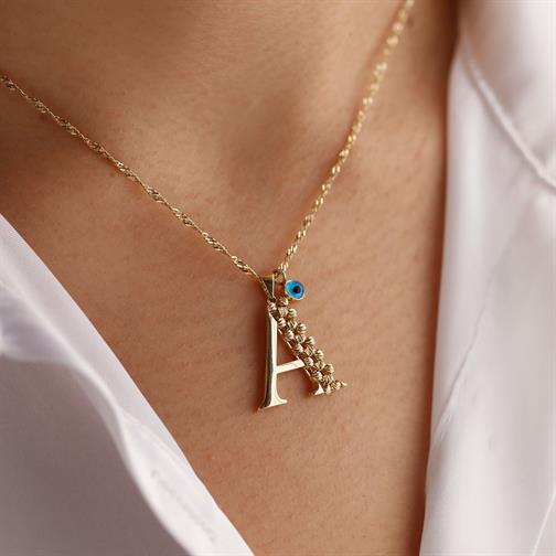 A Harf Altın Kolye
