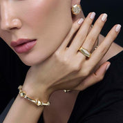 Altıgen Taşlı Yüzük