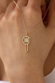 Golden Key Necklace