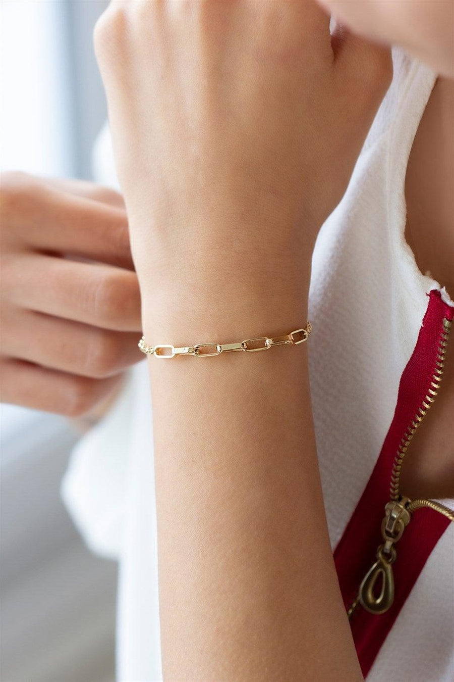 Golden Ataç Chain Bracelet