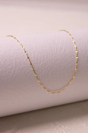 Gold Split Chain Necklace