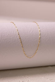 Gold Split Chain Necklace