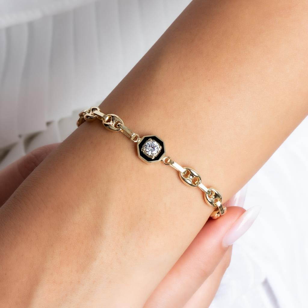 Gold Baguette Bracelet