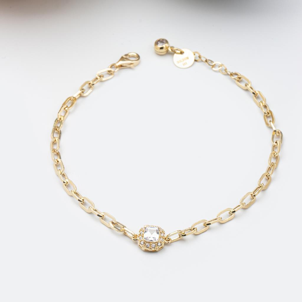 Gold Baguette Bracelet