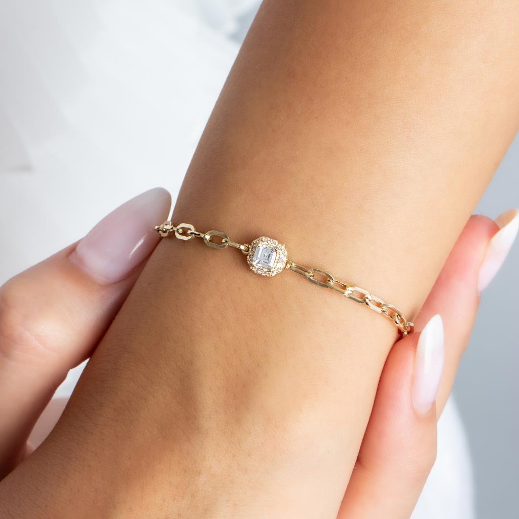 Gold Baguette Bracelet