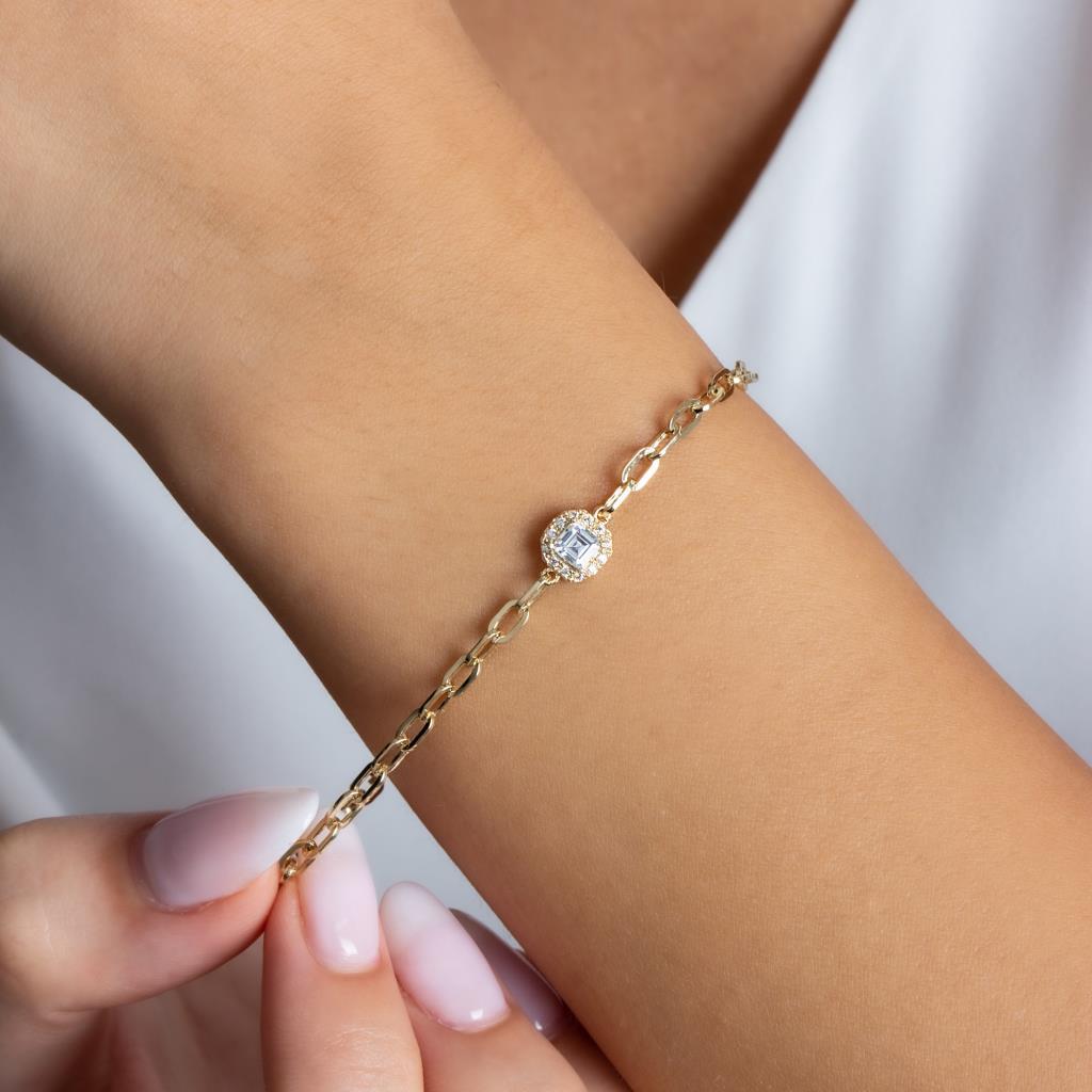 Gold Baguette Bracelet