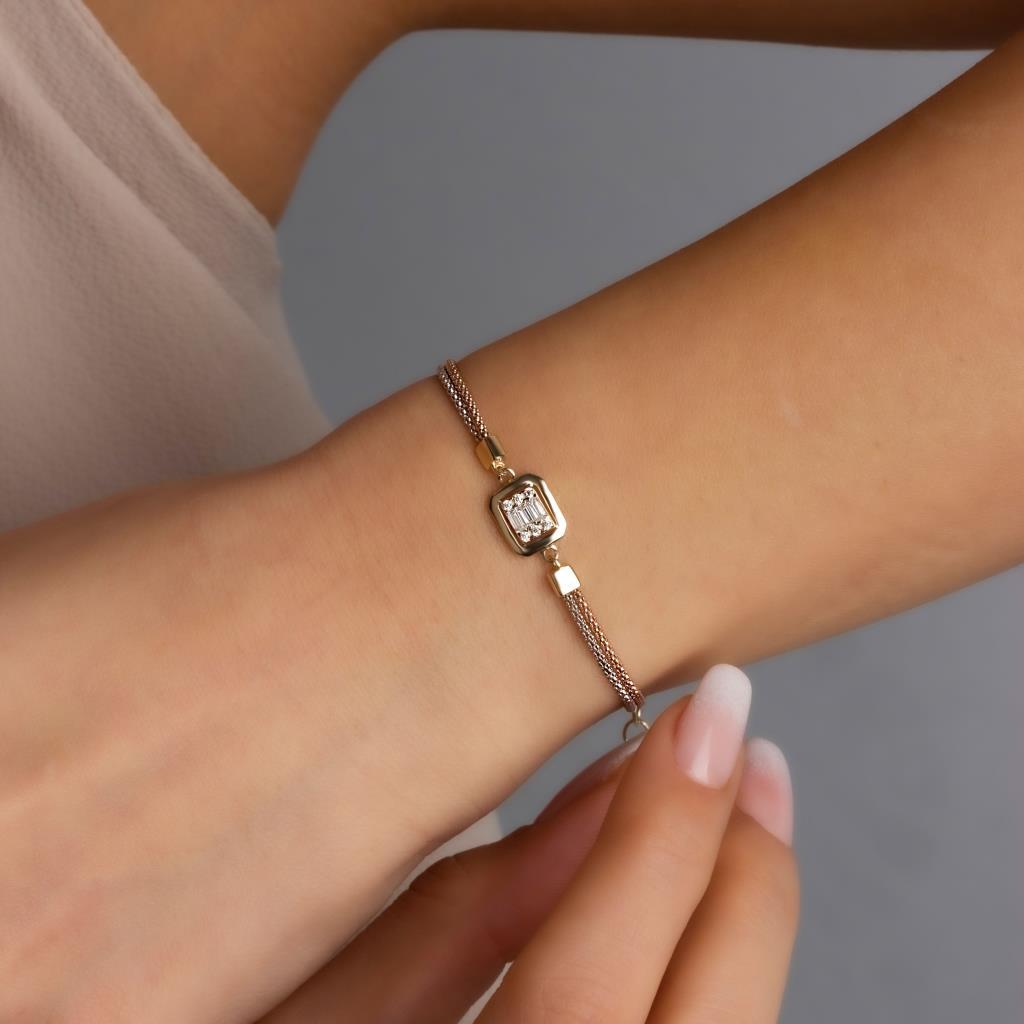 Gold Baguette Bracelet