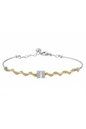 Altın Baget Taşlı Bilezik