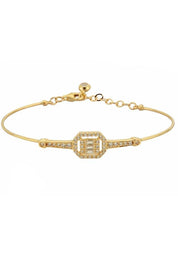 Altın Baget Taşlı Bilezik