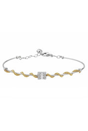 Altın Baget Taşlı Bilezik