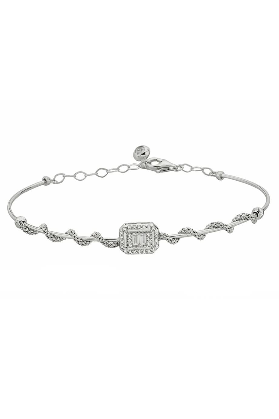 Altın Baget Taşlı Bilezik