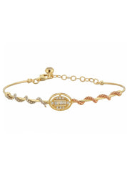 Altın Baget Taşlı Bilezik