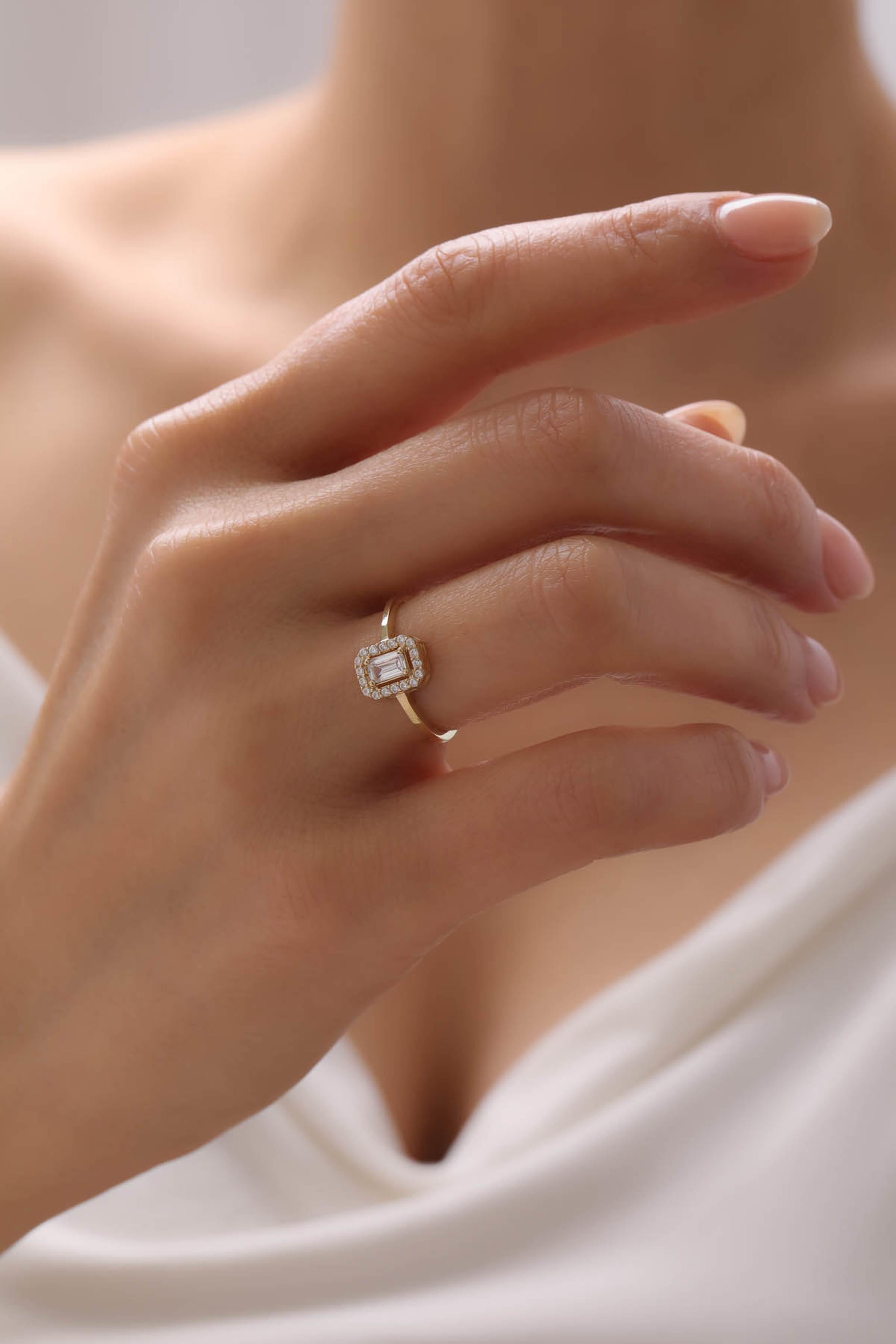 Altın Baget Yüzük