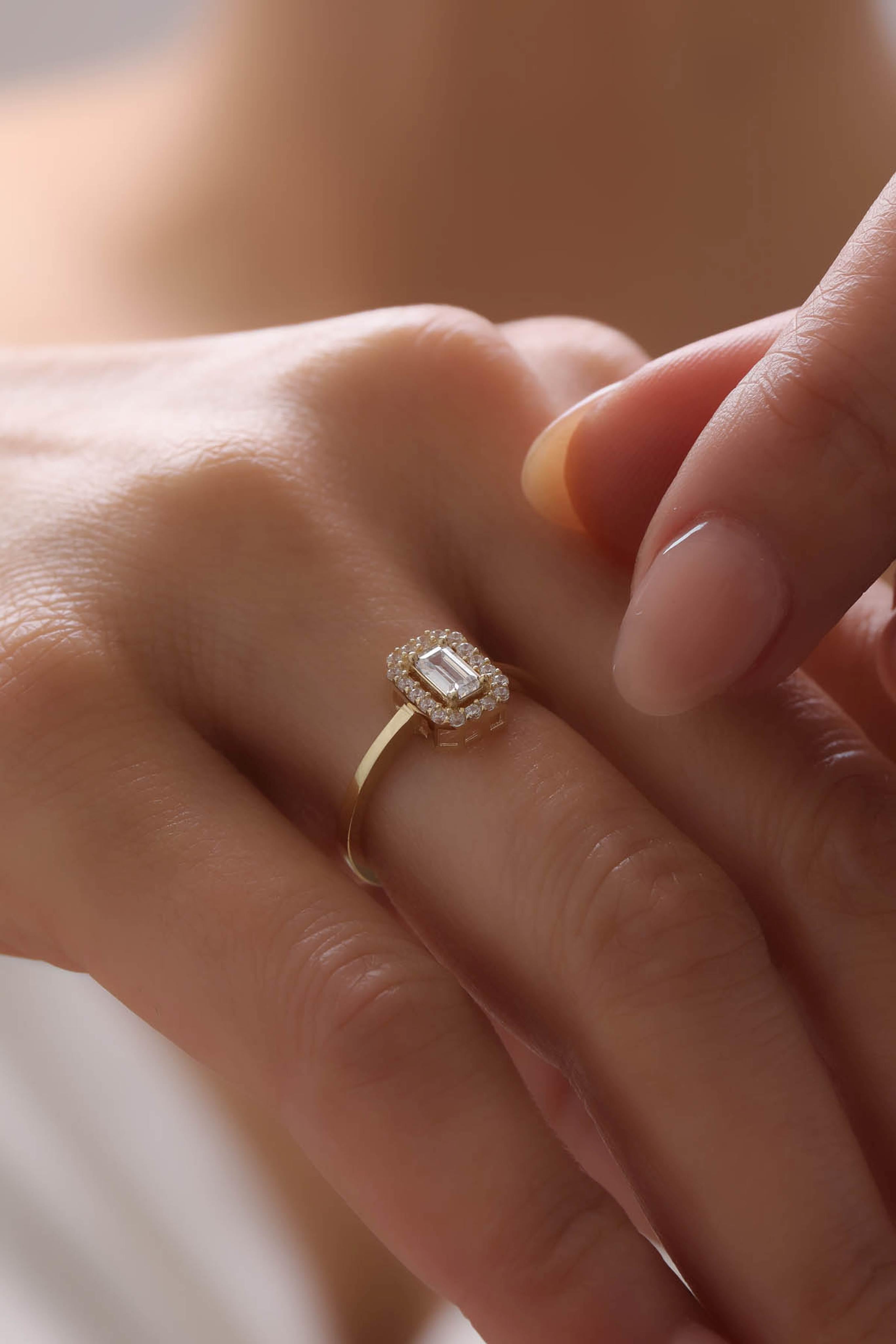 Altın Baget Yüzük