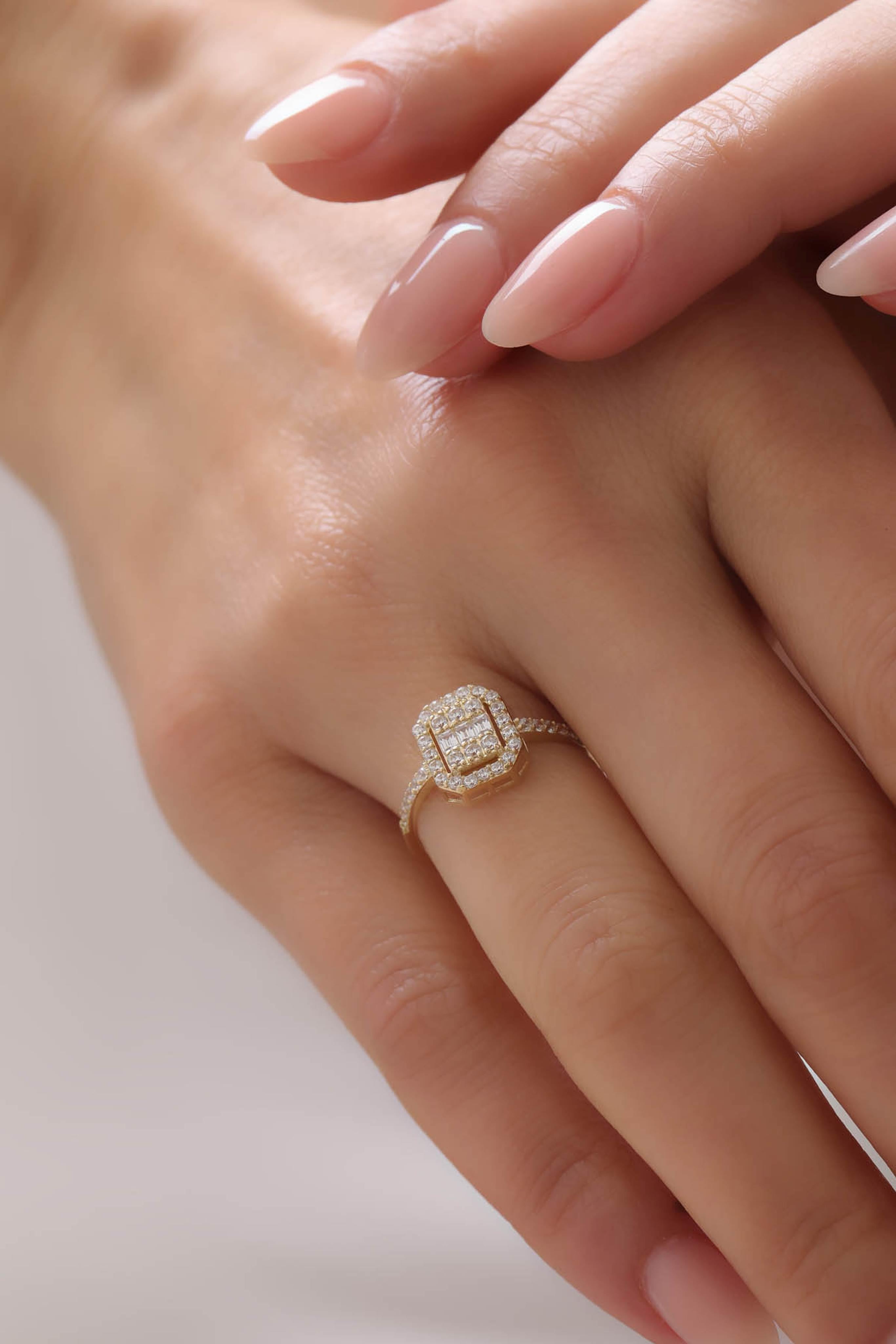 Altın Baget Yüzük