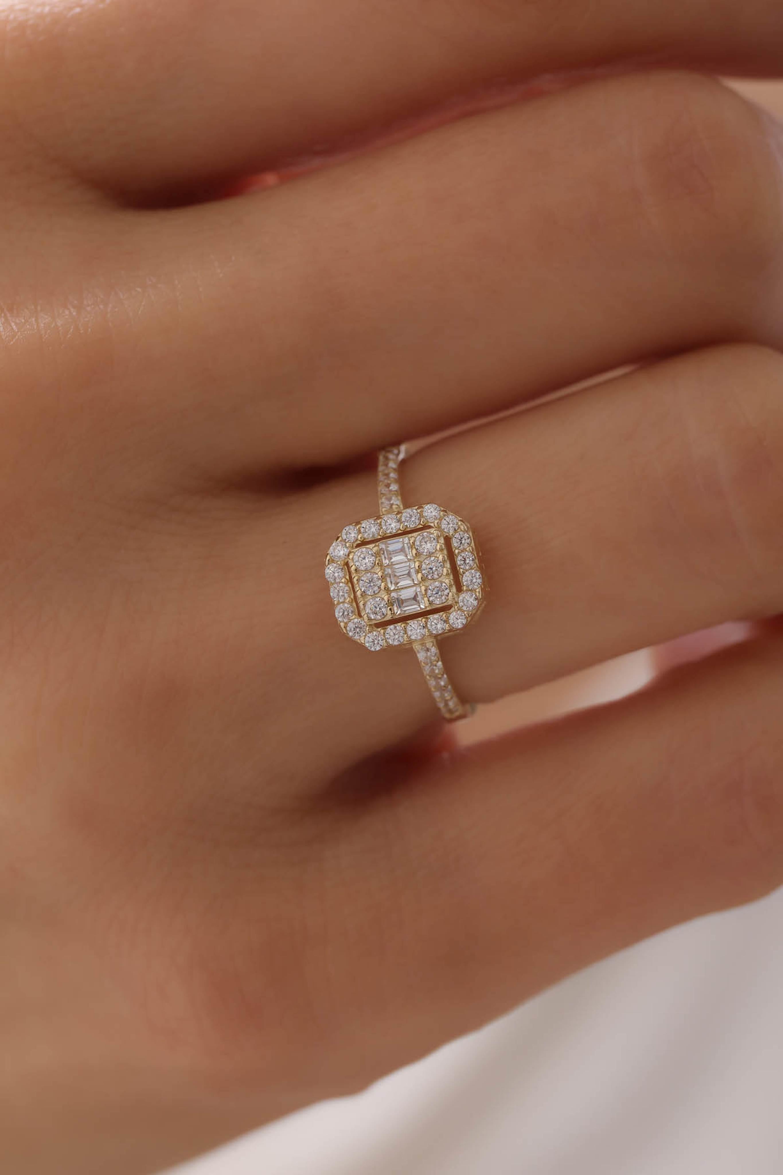 Altın Baget Yüzük