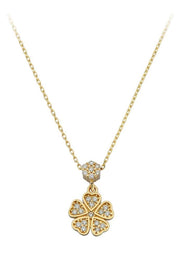 Altın Çiçek Kolye