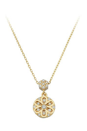 Altın Çiçek Kolye