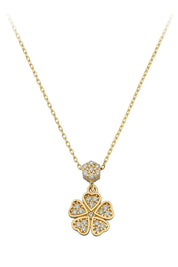 Altın Çiçek Kolye