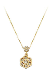 Altın Çiçek Kolye