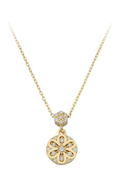 Altın Çiçek Kolye