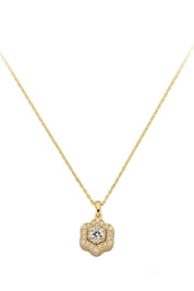 Altın Çiçek Kolye