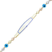 Mavi Mineli Çocuk Künyesi