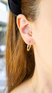 Gold Wave Earrings