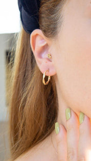 Gold Wave Earrings